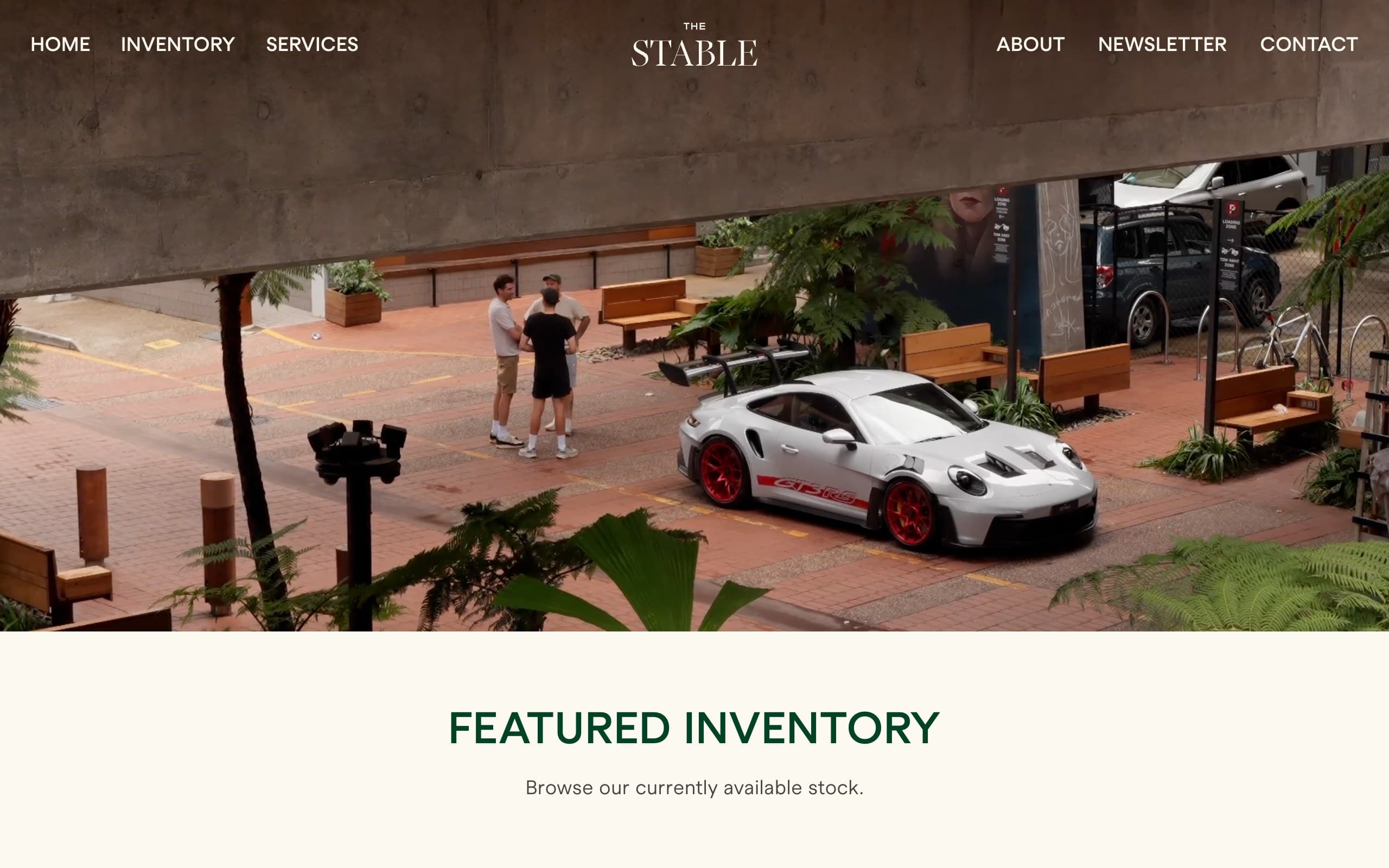 The Stable — Website